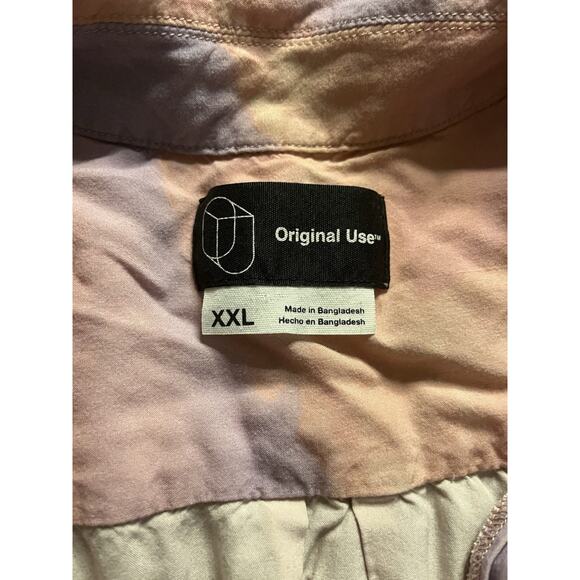 Original Use Tropical Sunset Button-Up Shirt – Size XXL - Picture 3 of 7